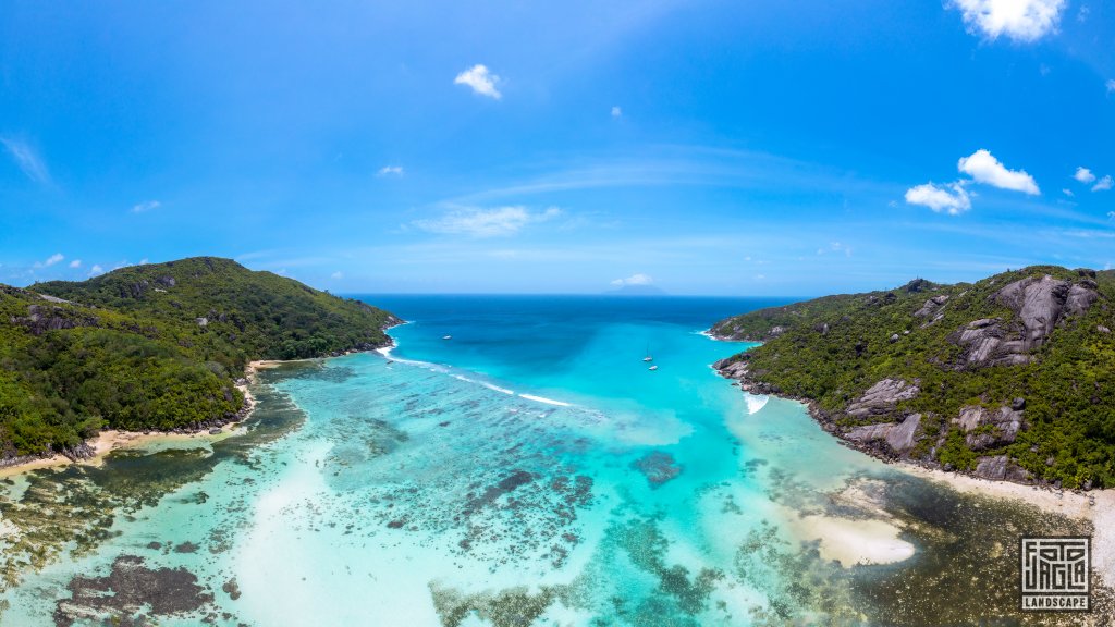 Baie Ternay Beach am Baie Ternay Marine National Park
Mah, Seychellen 2021