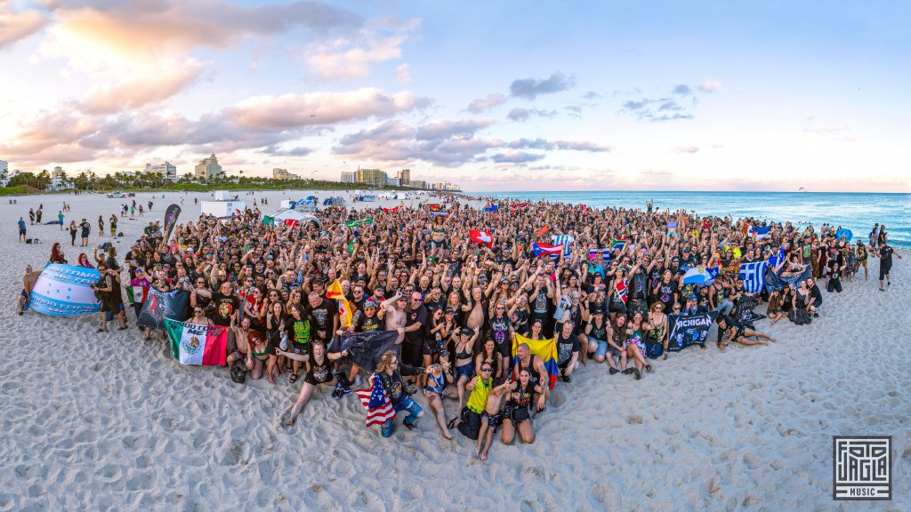 Groupphoto of the Heavy Metal Beach Party
South Beach, Miami (FL)
70000 Tons of Metal 2024
