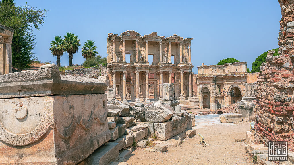 Die Ruinen von Ephesos (Efes) in der Trkei