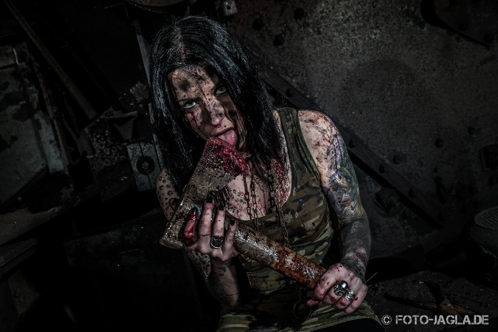 Lost Place Horror Shooting mit Sabrina Hyde