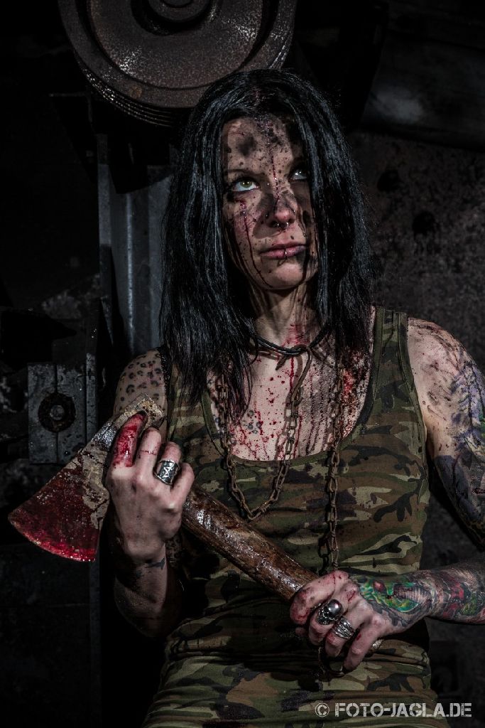 Lost Place Horror Shooting mit Sabrina Hyde