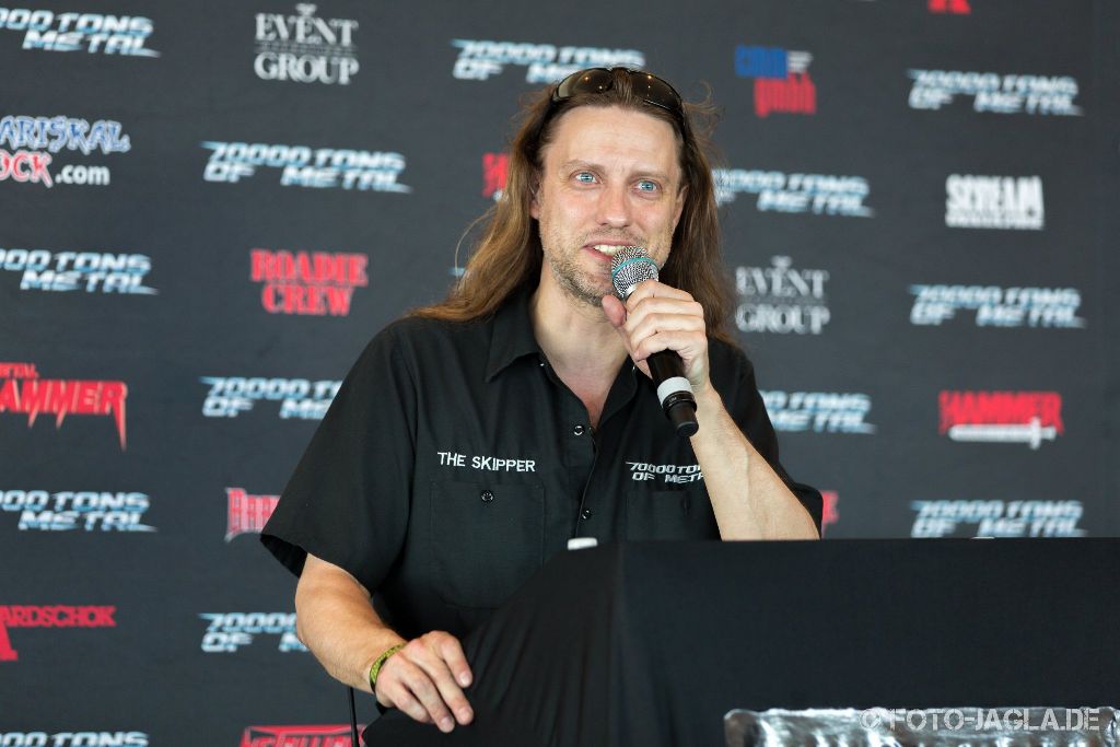 70000 Tons of Metal 2015 ::. Andy Piller at the press conference