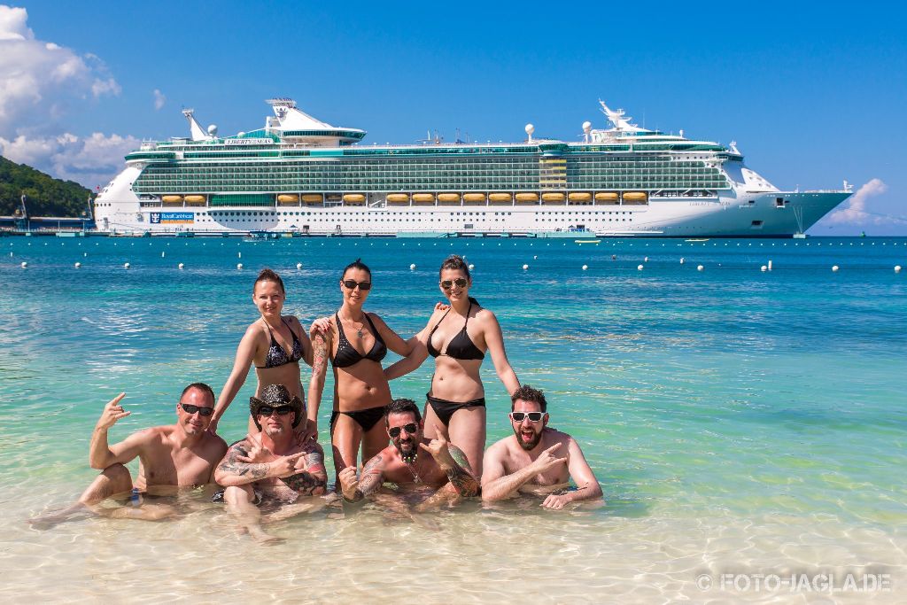 70000 Tons of Metal 2015 ::. Poolgirl Shooting at a beach in Jamaica in front of the Liberty Of The Seas