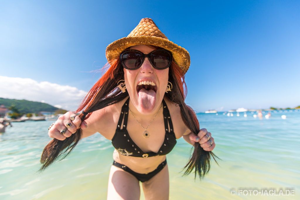 70000 Tons of Metal 2015 ::. Poolgirl Shooting at a beach in Jamaica in front of the Liberty Of The Seas