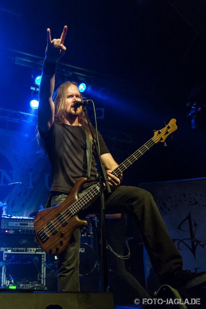 Insomnium als Vorband auf dem Ensiferum Konzert am 28.03.2015 im Tivoli in Bremen