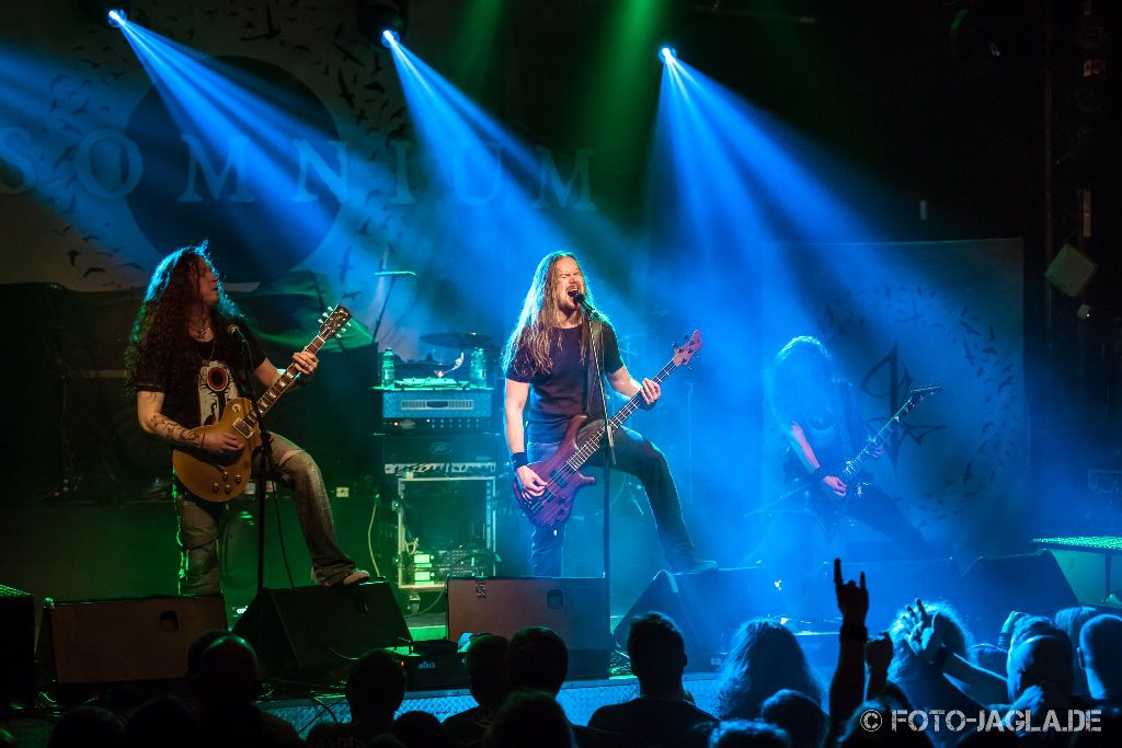 Insomnium als Vorband auf dem Ensiferum Konzert am 28.03.2015 im Tivoli in Bremen