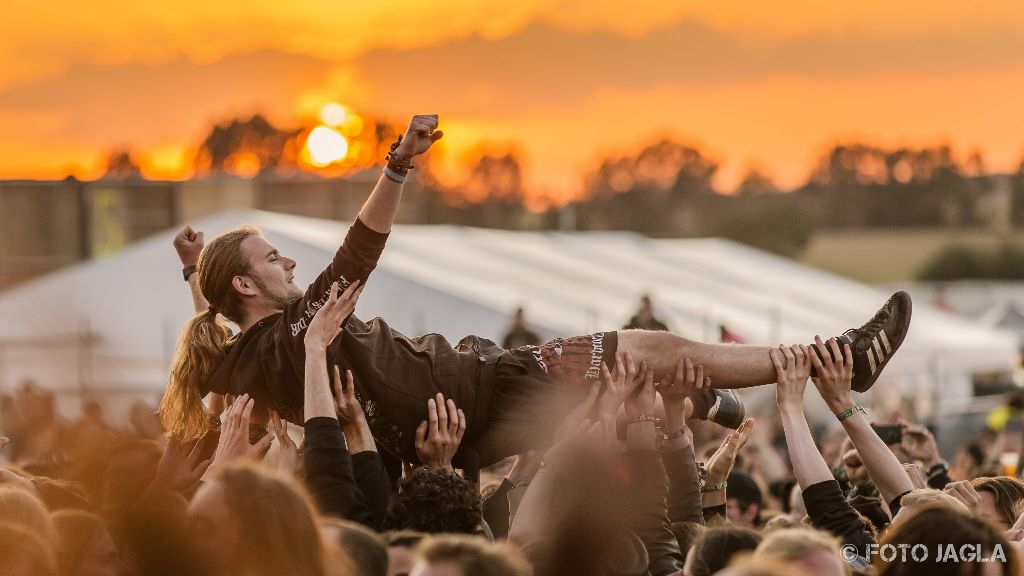 Impressionen whrend Kataklysm auf dem Rockharz 2015