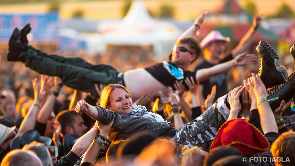 Crowd bei Schandmaul auf dem Rockharz 2015