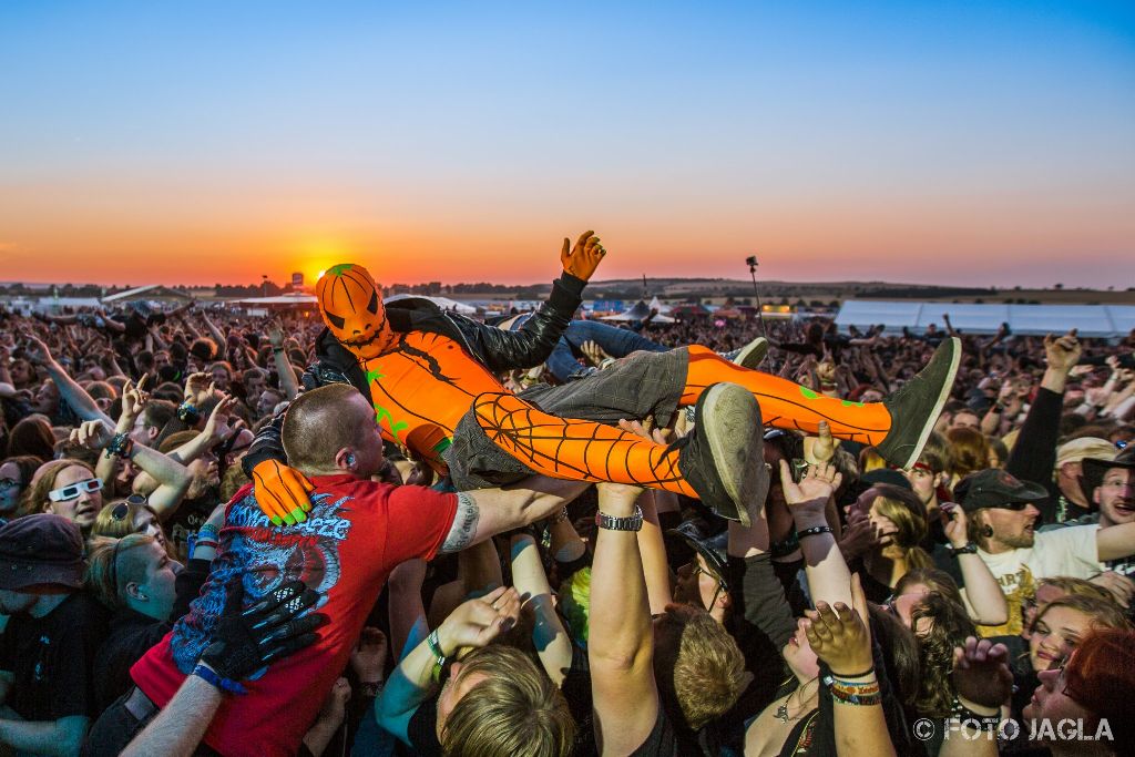 Crowd bei Schandmaul auf dem Rockharz 2015