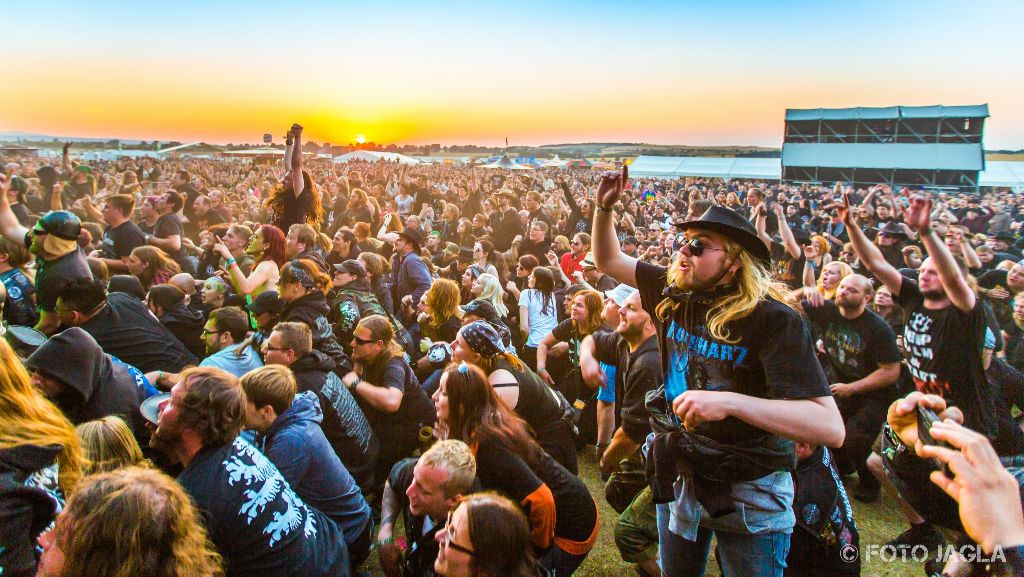 Crowd bei Schandmaul auf dem Rockharz 2015