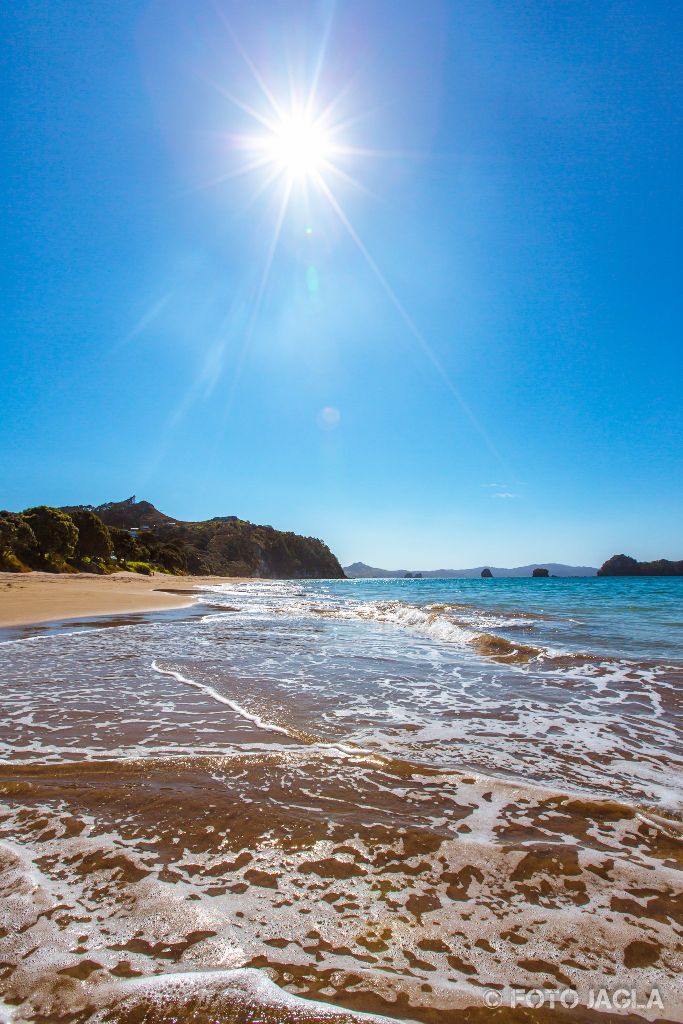 Am Strand der Mercury Bay in Hahei
Neuseeland (Nordinsel)