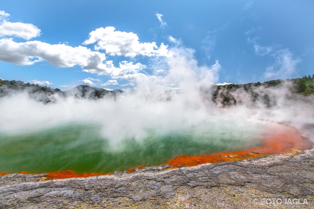 Champagne Pool im Wai-O-Tapu Thermal Wonderland
Rotura
Neuseeland (Nordinsel)