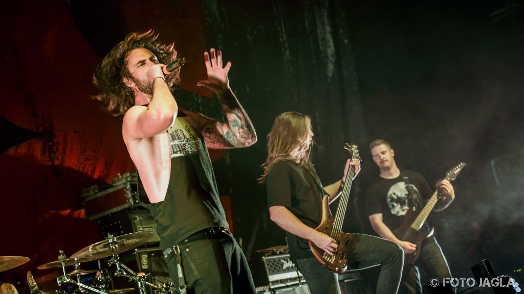 Thy Art Is Murder als Support Band auf der Parkway Drive Tour am 18.02.2016 in der Turbinenhalle Oberhausen