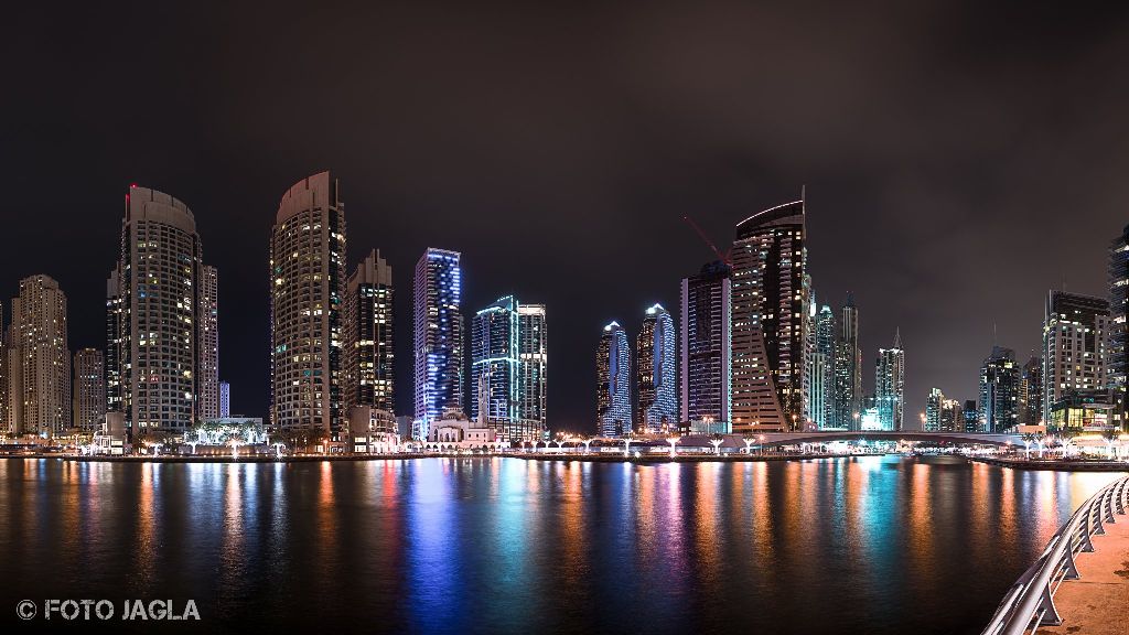 Panorama vom Marina Hafen in Dubai
Vereinigte Arabische Emirate