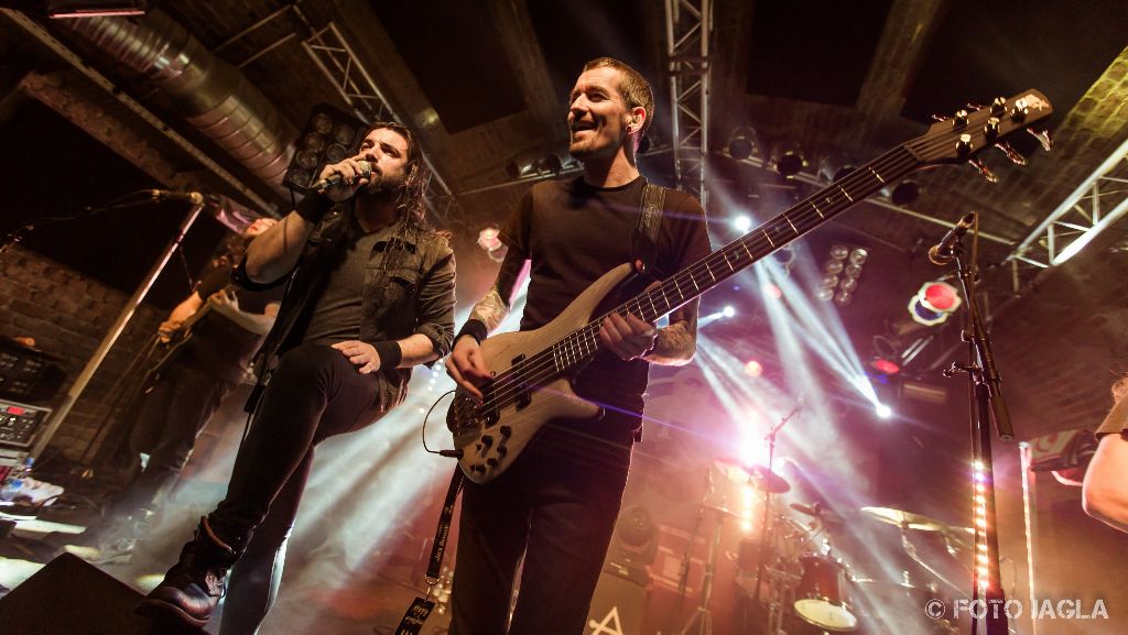 Textures als Support Act auf der Amorphis Under The Red Cloud Tour am 17.04.2016 in Bochum (Matrix)