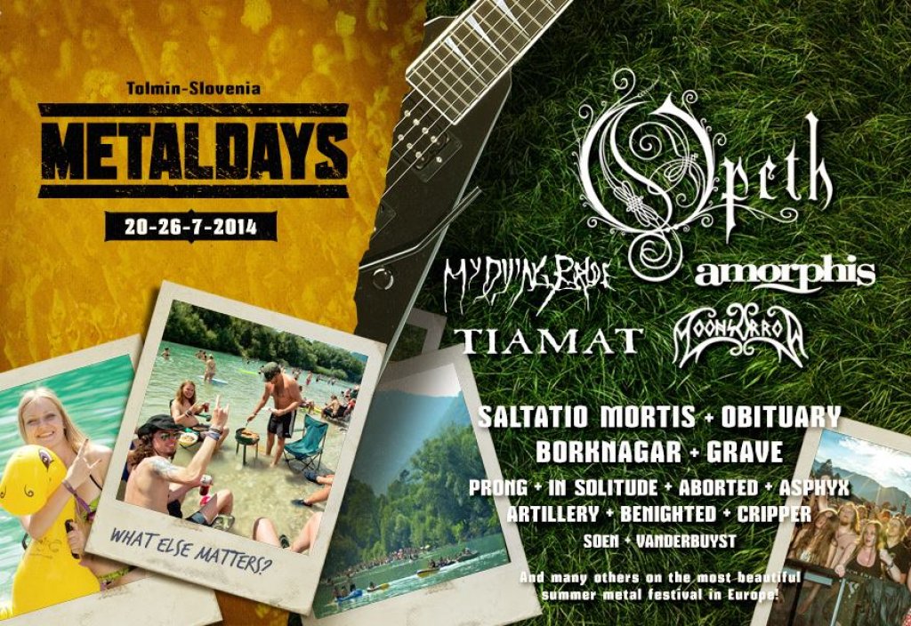 Metaldays Werbeflyer mit meinen Fotos, gedruckt in diversen Magazinen sowie Onlinemarketing