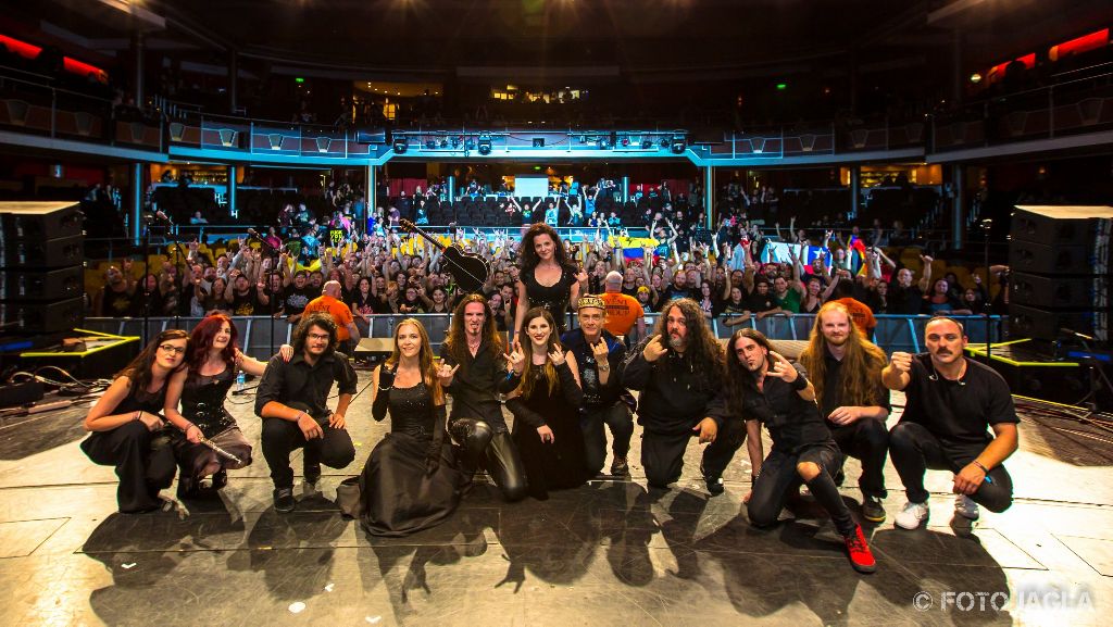 Abschlussfoto von HAGGARD auf dem 70000 Tons of Metal Festival 2017