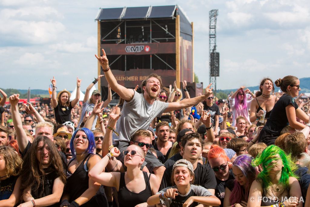 Summer Breeze Open Air 2017 in Dinkelsbhl
Impressionen aus dem Fotograben whrend WHILE SHE SLEEPS