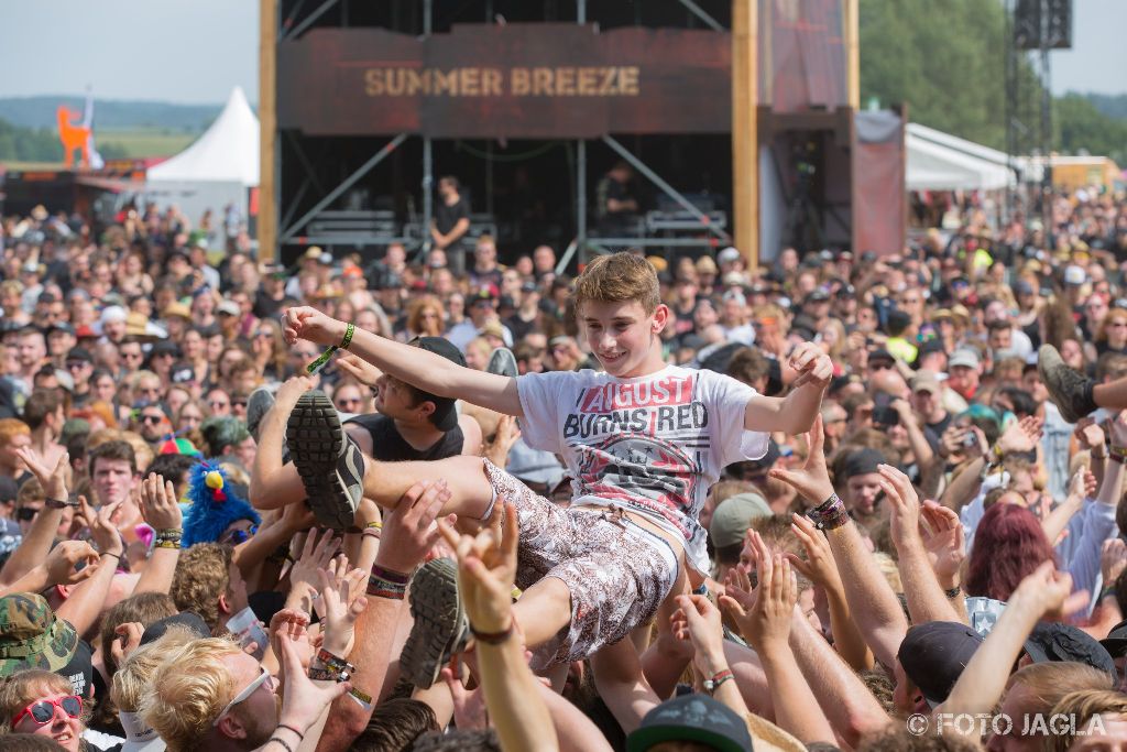 Summer Breeze Open Air 2017 in Dinkelsbhl
Impressionen aus dem Fotograben whrend WHILE SHE SLEEPS