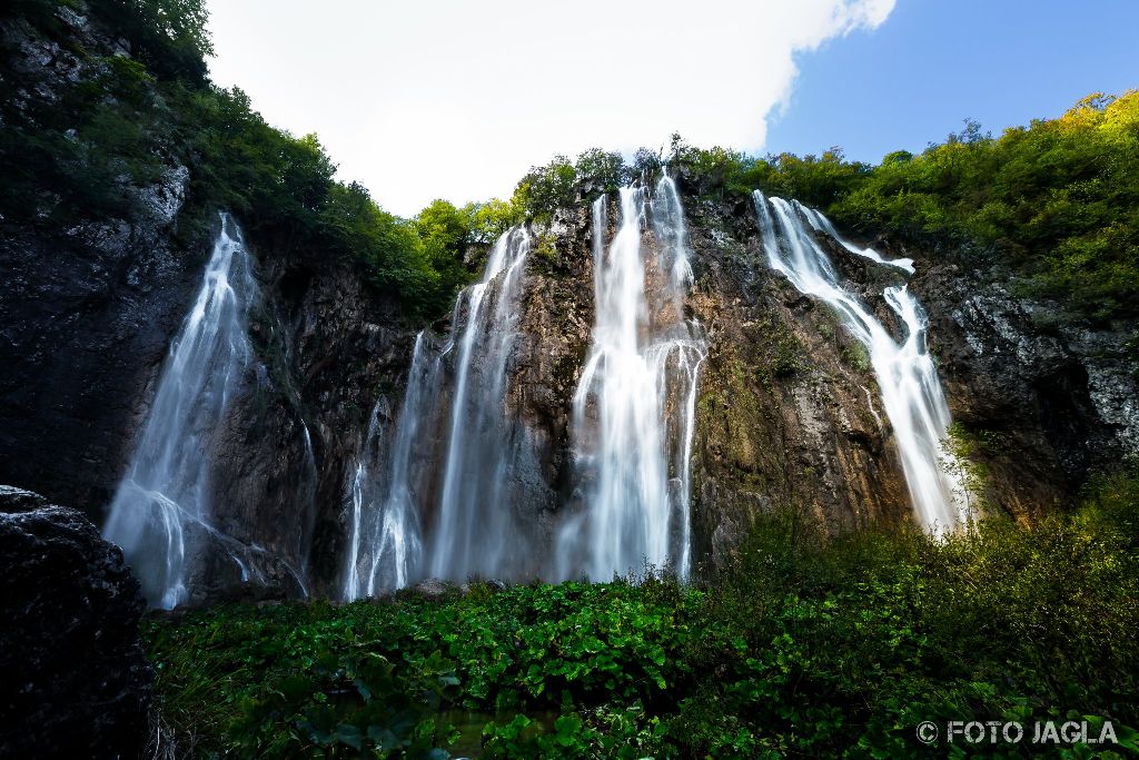 Nationalpark Plitvicer Seen
Der 78m hohe Wasserfall Veliki Slap
Kroatien 2017 