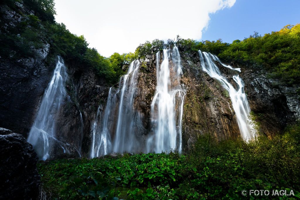 Nationalpark Plitvicer Seen
Der 78m hohe Wasserfall Veliki Slap
Kroatien 2017 