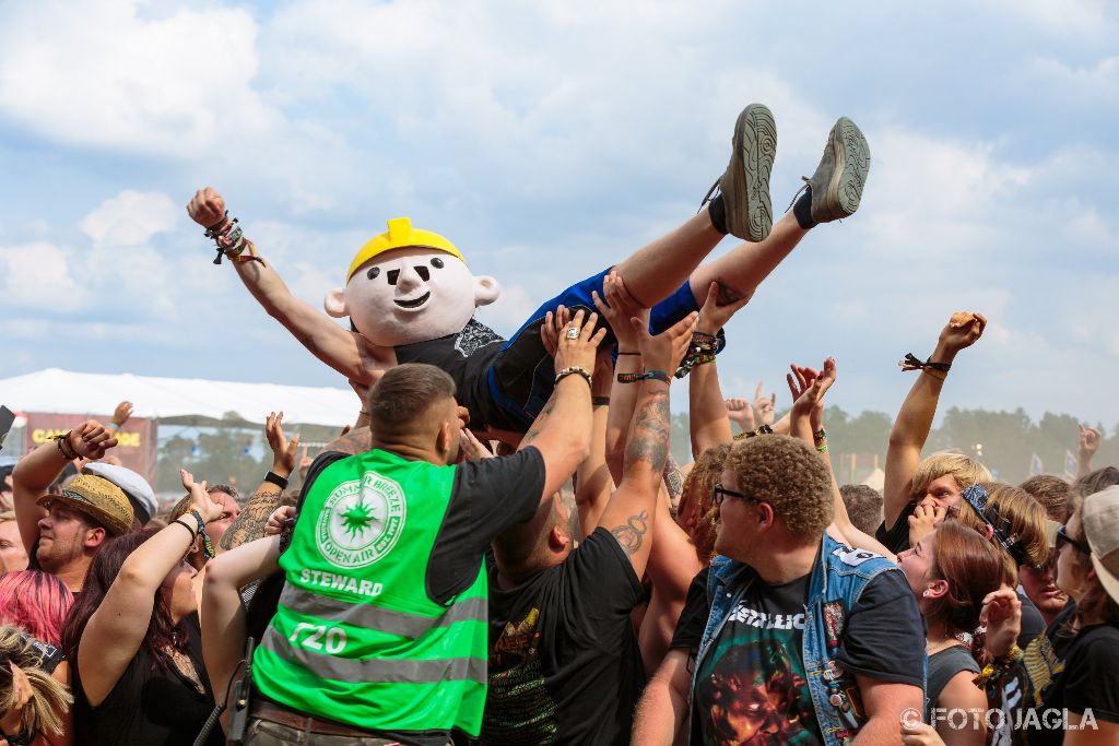 Summer Breeze Open Air 2018 in Dinkelsbhl (SBOA)
Crowd bei Any Given Day, T-Stage