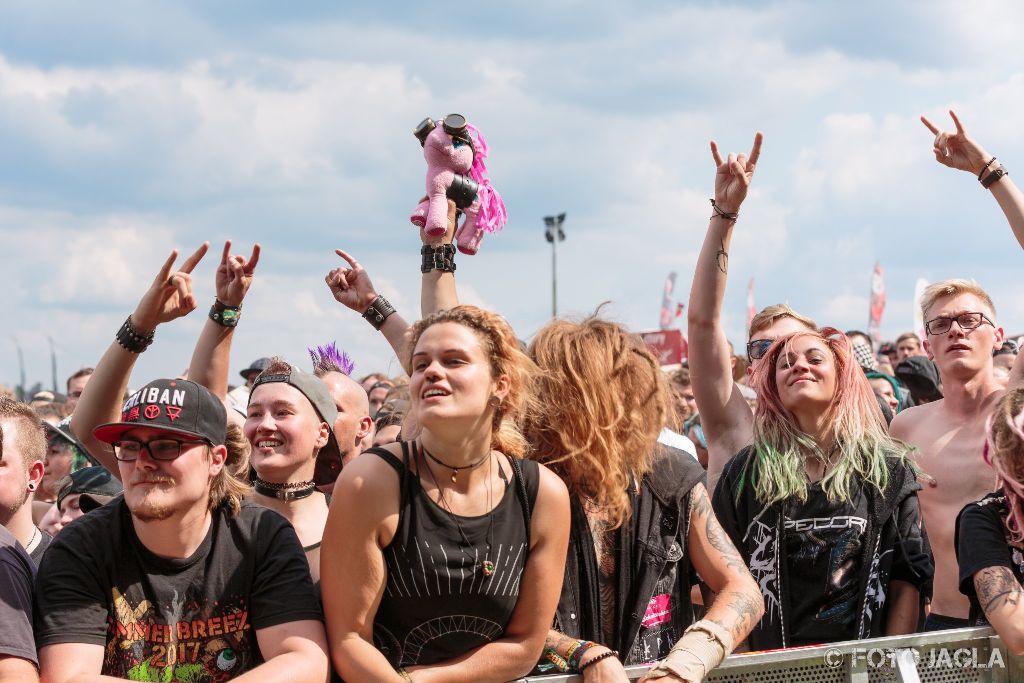 Summer Breeze Open Air 2018 in Dinkelsbhl (SBOA)
Crowd bei Any Given Day, T-Stage