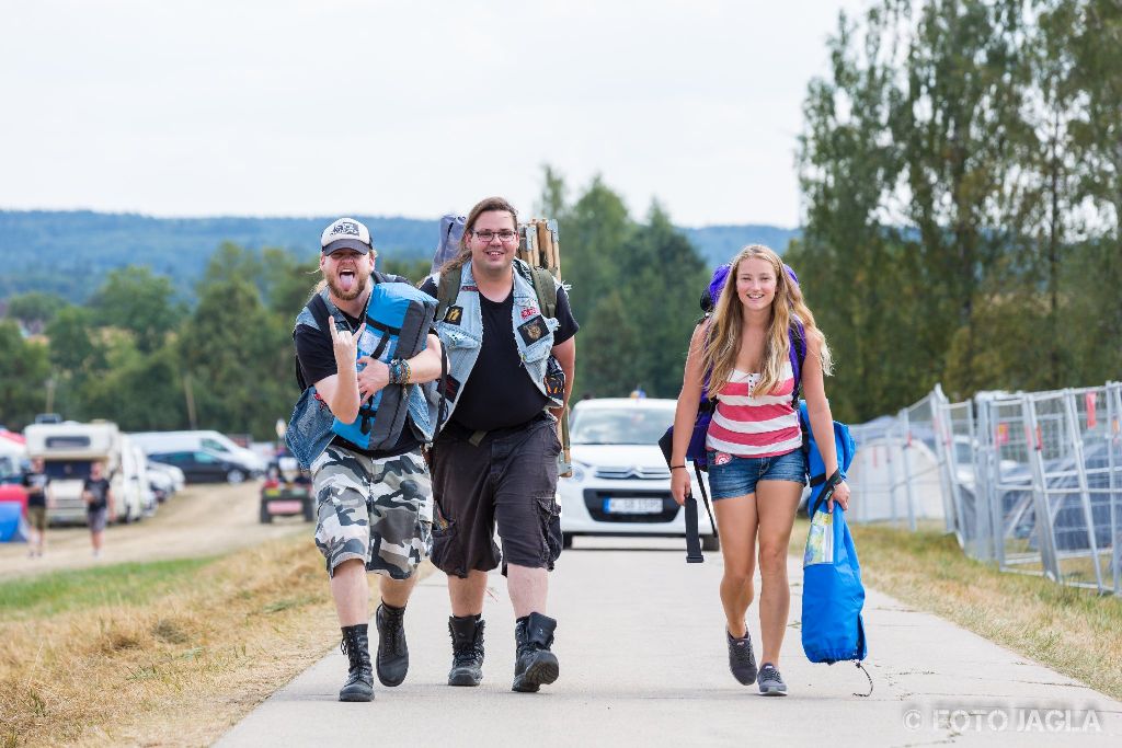 Summer Breeze Open Air 2018 in Dinkelsbühl (SBOA)
Anreise - Die Besucher strömen auf den Campground