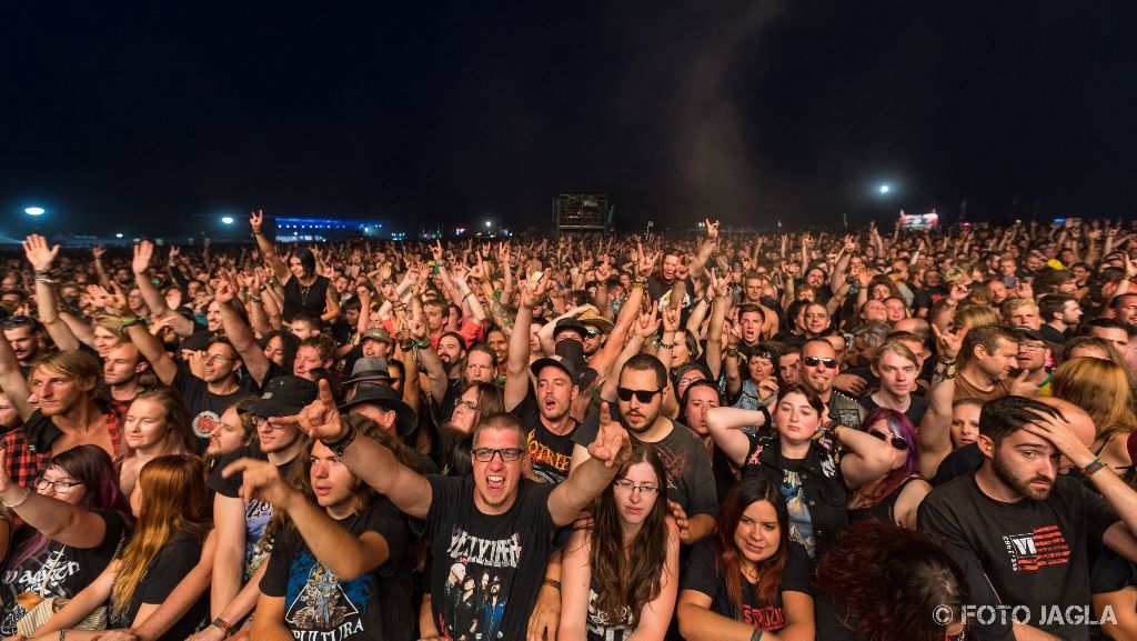 Summer Breeze Open Air 2018 in Dinkelsbhl (SBOA)
Crowd bei Sepultura vor der T-Stage