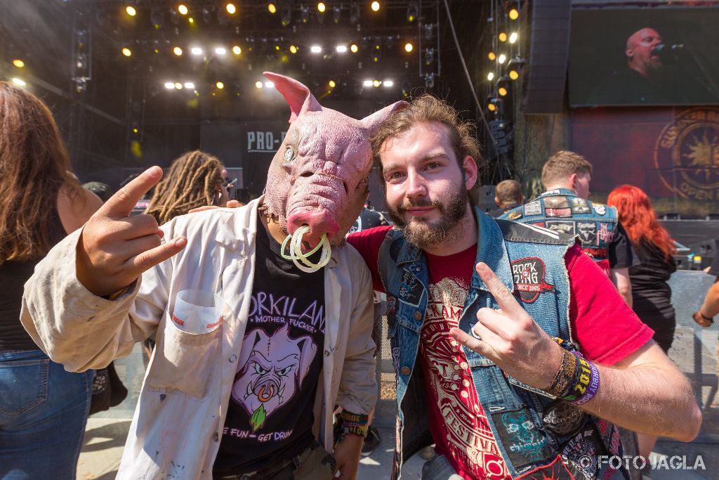 Summer Breeze Open Air 2018 in Dinkelsbhl (SBOA)
Fans bei Pro Pain vor der Main Stage