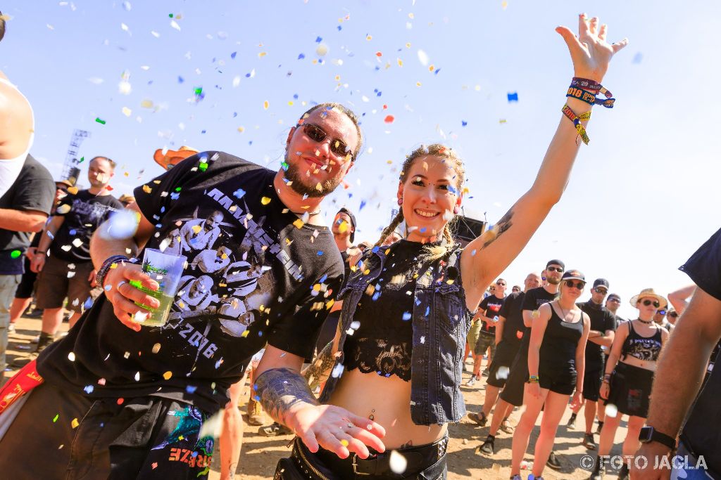 Summer Breeze Open Air 2018 in Dinkelsbhl (SBOA)
Fans bei Pro Pain vor der Main Stage