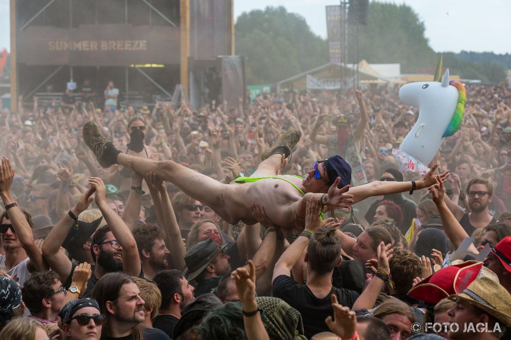 Summer Breeze Open Air 2018 in Dinkelsbhl (SBOA)
Impressionen bei J.B.O. vor der Main Stage