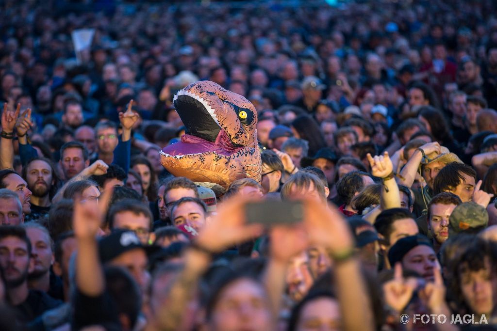 Summer Breeze Open Air 2018 in Dinkelsbhl (SBOA)
T-Rex bei Trivium vor der Main Stage