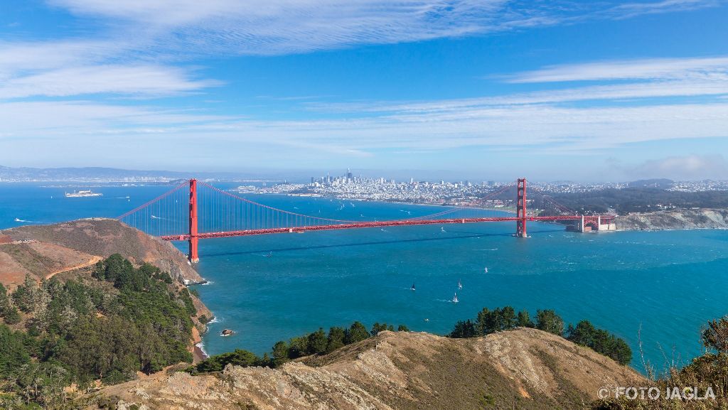 Kalifornien - September 2018
Golden Gate Bridge - Die Brcke ber das goldene Tor
San Francisco
