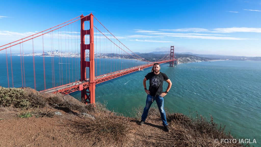 Kalifornien - September 2018
Golden Gate Bridge - Die Brcke ber das goldene Tor
San Francisco - Battery Spencer
