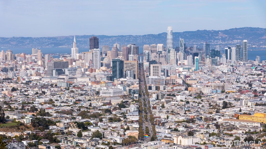 Kalifornien - September 2018
Ausblick von den Twin Peaks (Zwillingsgipfeln)
San Francisco - Twin Peaks Natural Area