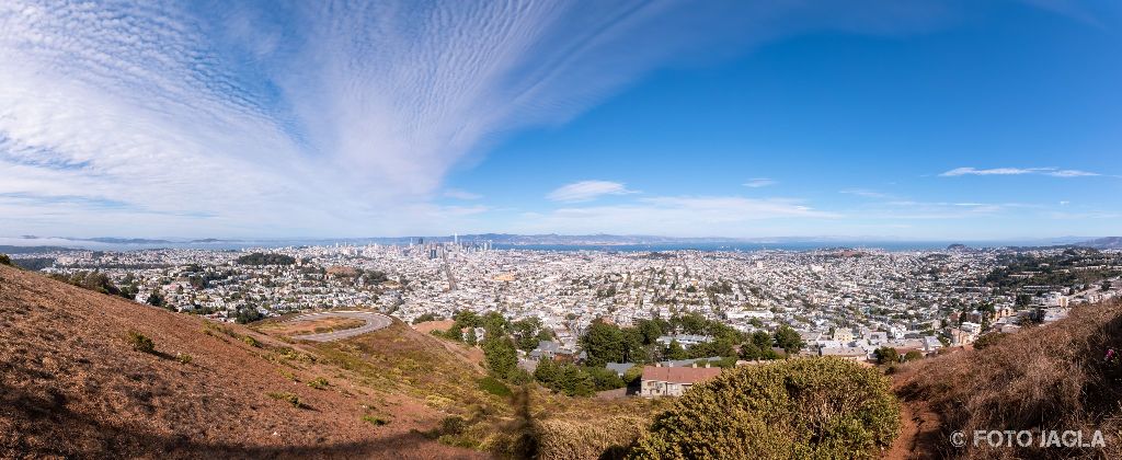 Kalifornien - September 2018
Ausblick von den Twin Peaks (Zwillingsgipfeln)
San Francisco - Twin Peaks Natural Area