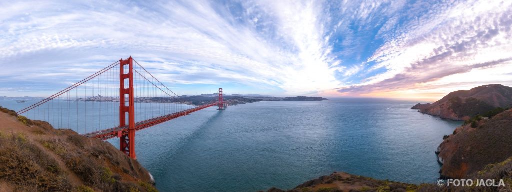 Kalifornien - September 2018
Sonnenuntergang an der Golden Gate Bridge
San Francisco - Battery Spencer
