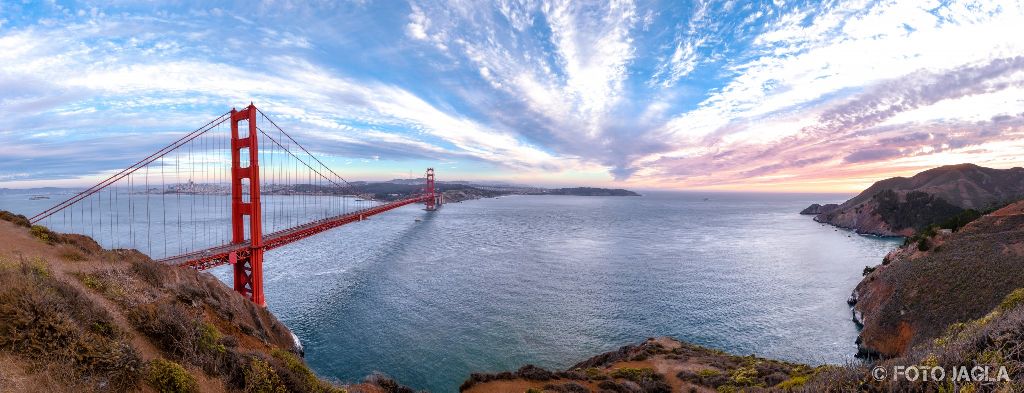 Kalifornien - September 2018
Sonnenuntergang an der Golden Gate Bridge
San Francisco - Battery Spencer
