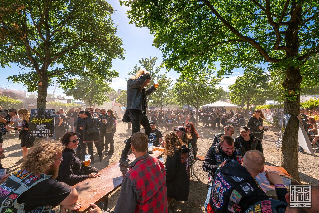 Impression vom Biergarten
Rock Hard Festival 2019
Amphitheater in Gelsenkirchen