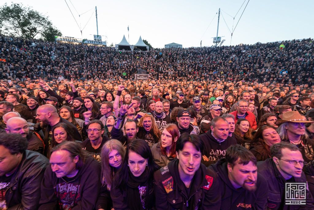Zuschauer bei Gamma Ray
Rock Hard Festival 2019
Amphitheater in Gelsenkirchen