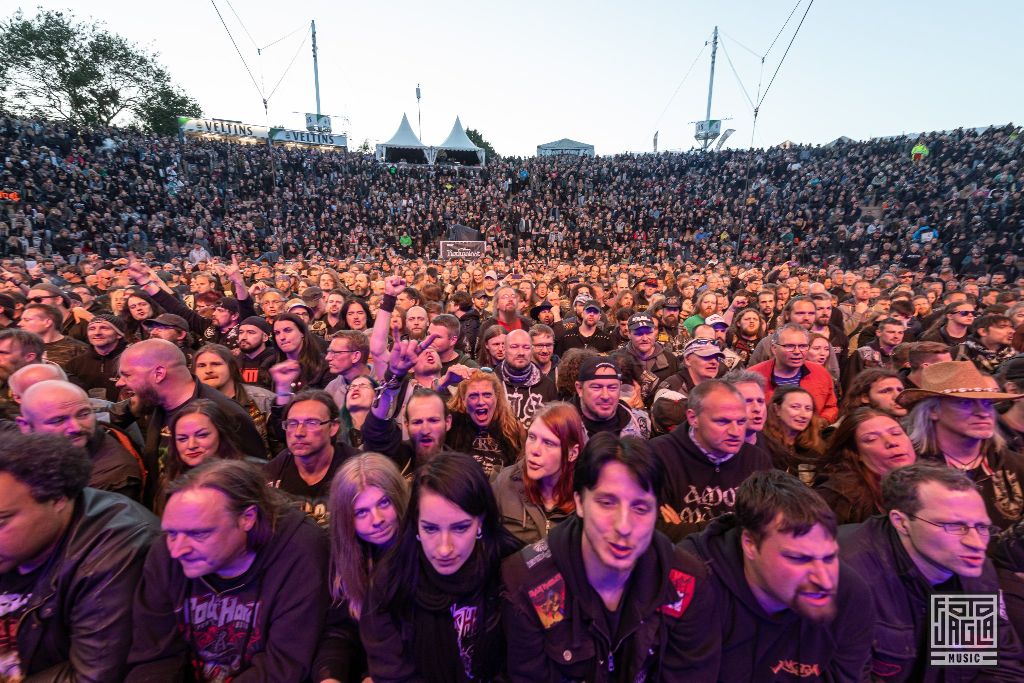 Zuschauer bei Gamma Ray
Rock Hard Festival 2019
Amphitheater in Gelsenkirchen