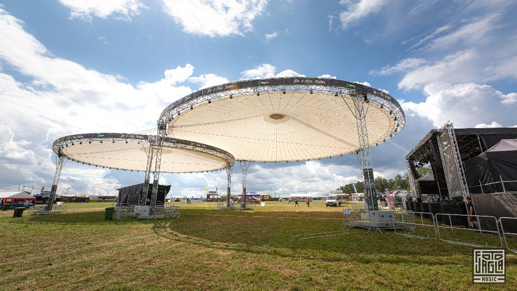 Summer Breeze Open Air 2019 in Dinkelsbhl (SBOA)
Die Wera Tool Rebel Stage vor ffnung des Infields