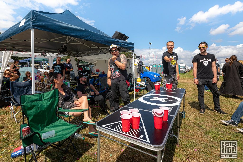 Summer Breeze Open Air 2019 in Dinkelsbhl (SBOA)
Bierpong auf dem Campingplatz