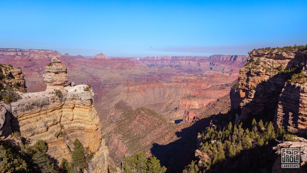 Duck On A Rock Viewpoint in Grand Canyon Village
Arizona, USA 2019