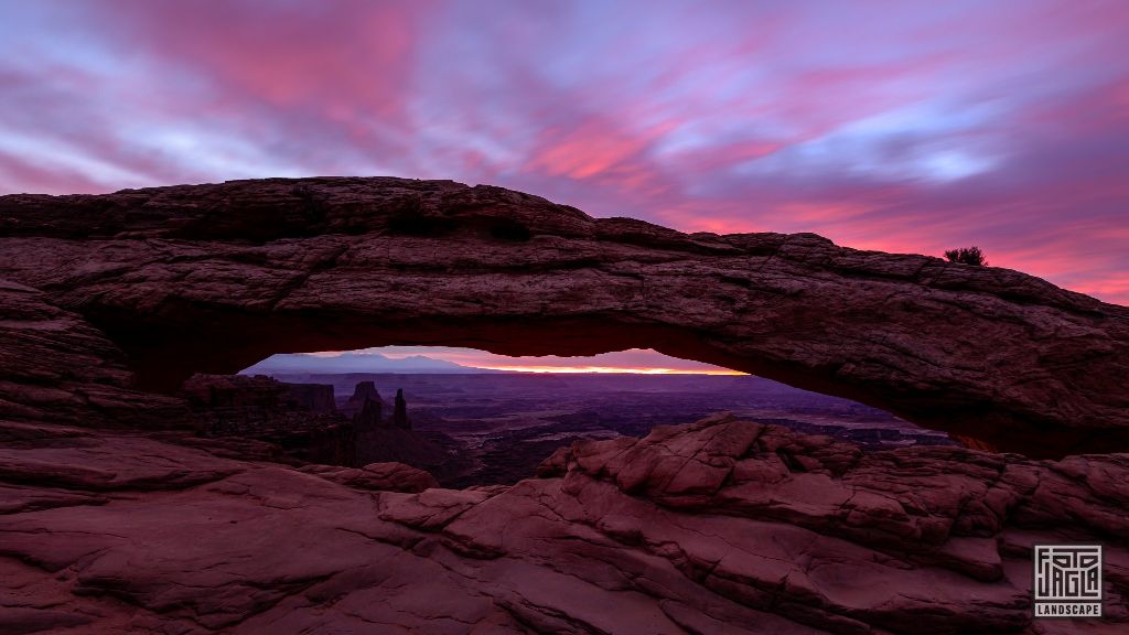 Mesa Arch in Canyonlands National Park at sunrise
Utah 2019