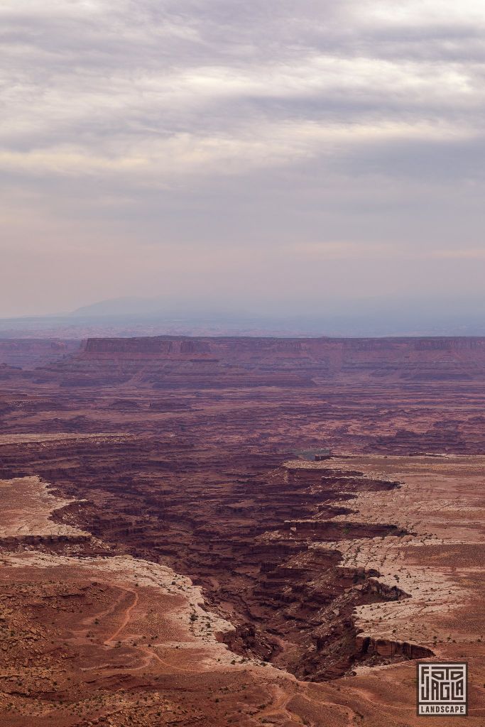 View from Mesa Arch in Canyonlands National Park at sunrise
Utah 2019