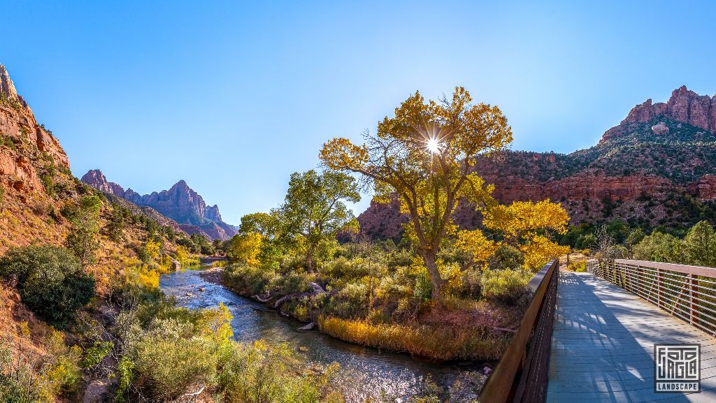 Virgin River near Canyon Junction Bridge in Zion National Park
Utah 2019