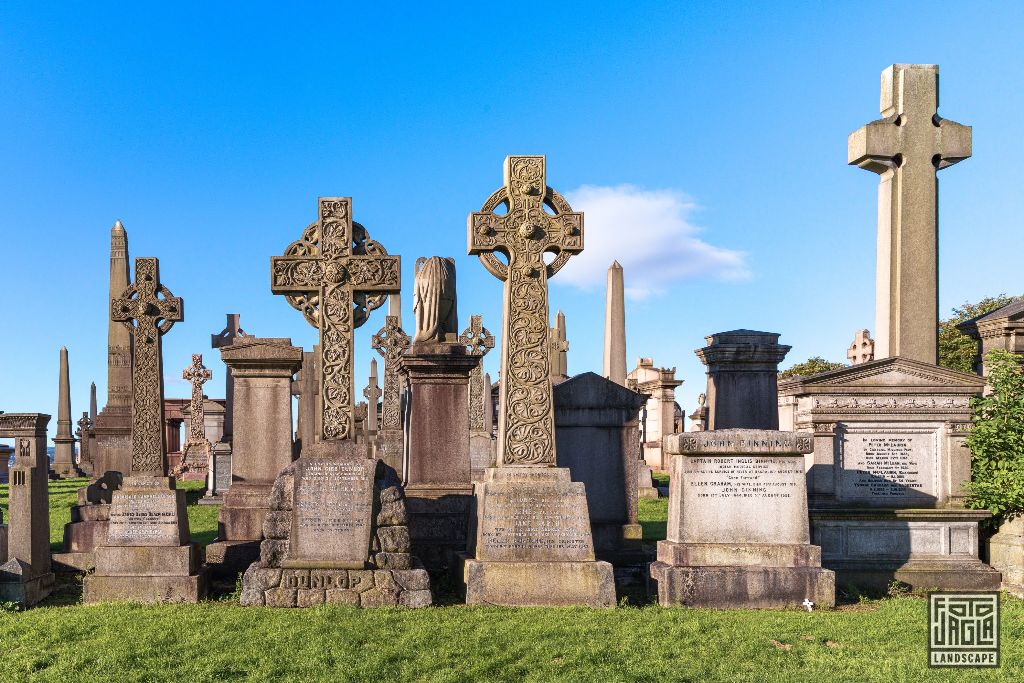 Glasgow Necropolis - Victorian cemetery
Schottland - September 2020
