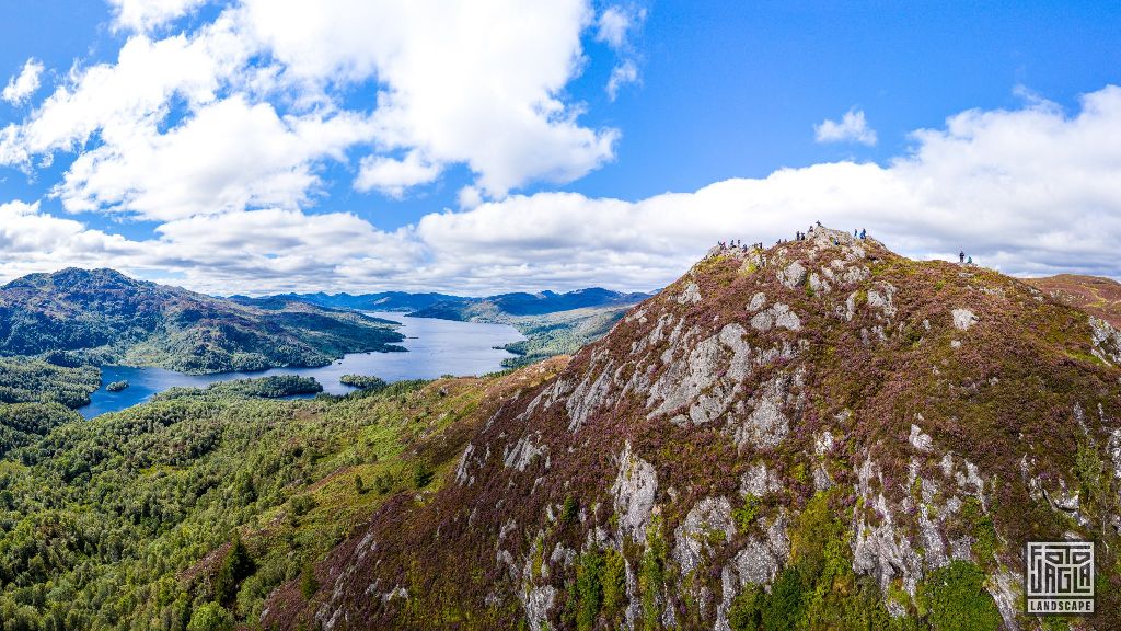 Sicht vom Ben A'an über Loch Katrine
Loch Lomond and The Trossachs National Park
Schottland - September 2020